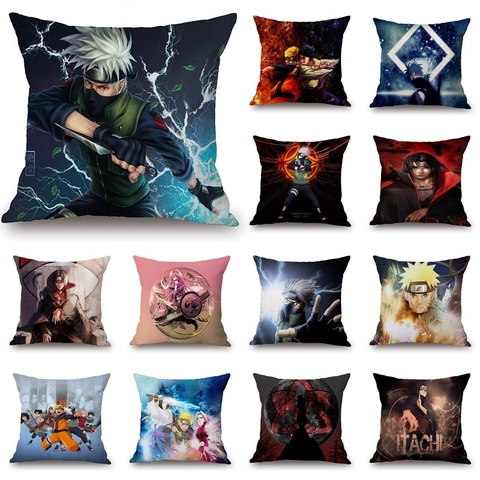 Anime Naruto Pillow Kakashi Pillow Case Bedroom Kissen Itachi Uchiha  Printed Cushion Cover Naruto Figures Oreiller Pillowcase - Price history &  Review, AliExpress Seller - Maiyu Textile Store