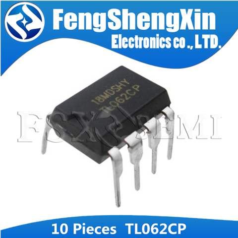 10pcs/lot TL062 TL062CP TL062CN DIP-8 LOW-POWER JFET-INPUT OPERATIONAL AMPLIFIERS IC ► Photo 1/3