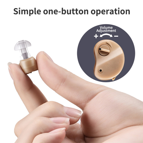Mini Hearing Aid Hearing Device Sound Amplifier Hearing Aids for Elderly Moderate deaf Audifono Ear Sound Amplifier ► Photo 1/6