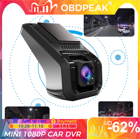 X9 Smart Hidden Car DVR ADAS Dash Cam Mini Camera HD 1080P HD  Lens Driving Recorder Hidden Type for Android Multimedia Player ► Photo 1/5