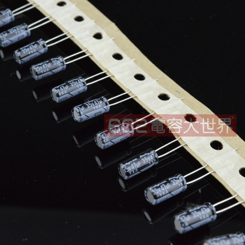 100PCS NEW RUBYCON YXA 35V47UF 5X11MM 105 degrees Aluminum electrolytic capacitors yxa 47UF 35V 47UF/35V ► Photo 1/2