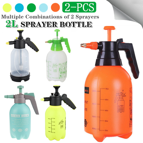 Hand Pressure Trigger Sprayer Bottle 2 Pcs Spray Bottle Air Compression Disinfection Sprayers Garden Water Flowers Watering Can ► Photo 1/6