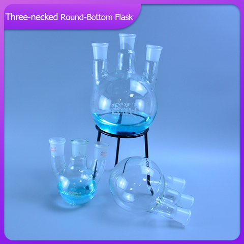 50/100/250/500/1000ml/2000ml 24/29 three-necked round-bottom flask,Flask round bottom with three necks Laboratory glass bottle ► Photo 1/1