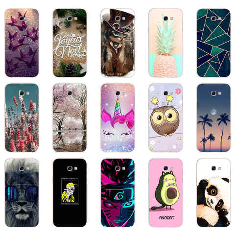 For Samsung A7 2017 Case Cover Silicone Soft TPU Cute Back Cover Coque For Samsung Galaxy A7 2017  Phone Cases A 7 ► Photo 1/6