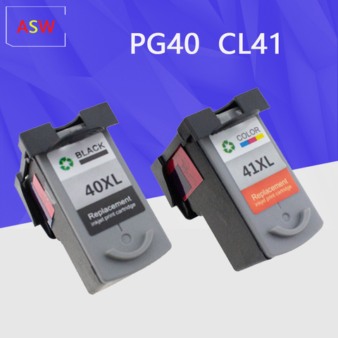 PG40 CL41 ink cartridge for Canon pg 40 cl 41 PG-40 Pixma iP1800 iP1200 iP1900 iP1600 MX300 MX310 MP160 MP140 printer ► Photo 1/6