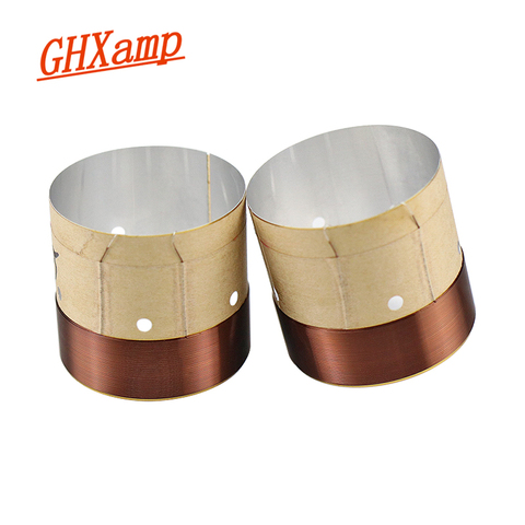 GHXAMP 51.5 Core Woofer Voice coil ASV White Aluminum For 10 inch 12 inch 15 inch Bass Coil Speaker Repair Accessories DIY 2PCS ► Photo 1/6