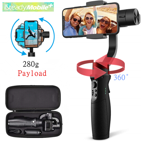 Hohem iSteady Mobile Plus Smartphone Gimbal 3-Axis Handheld Stabilizer for iPhone11Pro/Max, for Android Smartphones, Samsung S10 ► Photo 1/6