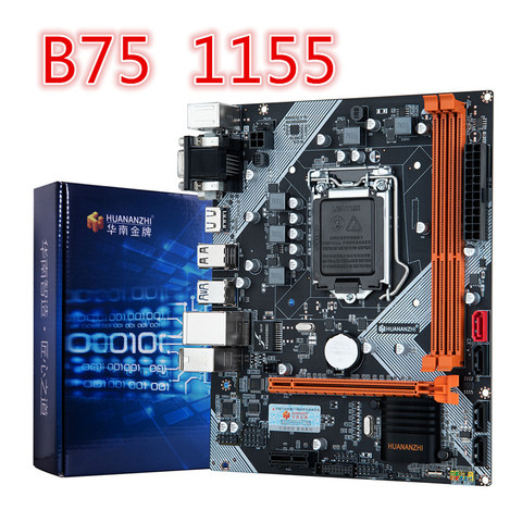 HUANANZHI B75 desktop motherboard LGA1155 for i3 i5 i7 CPU support ddr3 memory 1155 B75 ► Photo 1/4