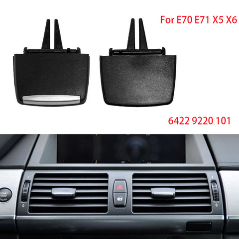1pc Car Interior Accessories Front / Rear Center A/C Air Conditioning Vent Outlet Tab Clip Repair Kit for BMW X5 E70 X6 E71 ► Photo 1/4