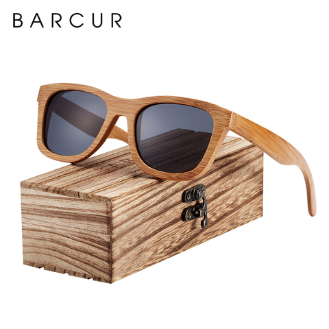 1*Women Men Sunglasses Wood Bamboo Sun Glasses Polarized Coating Lens Sunglasses