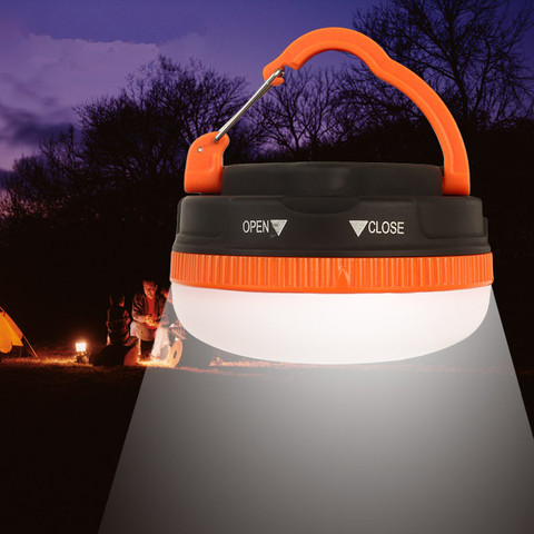 LED Lantern Portable Camping Light Outdoor Tent Light With 5 Modes Restractable Hook For Backpacking Hiking Home Emergency Lamp ► Photo 1/6