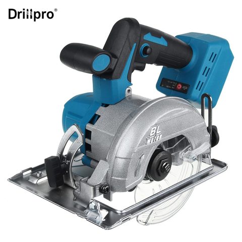 Blue Electric Circular Saw 125mm Saw Blade Brushless Multi-Angle Cutting Suitable For Makita 18v Battery ► Photo 1/6