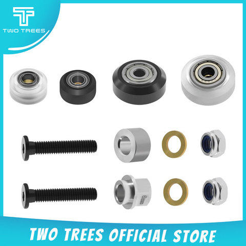 1Set Strong Solid pom wheel Kit Plastic wheel POM wheel V-type Idler Pulley for Openbuilds V-Slot rail OX CNC for 3d printer ► Photo 1/6