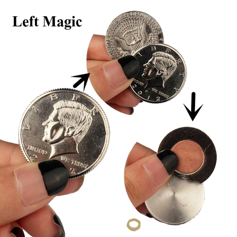 Special Magnetic Flipper Coin Butterfly Coin Magic Tricks Money Magic Accessories Stage Street Close Up Comedy Props ► Photo 1/6