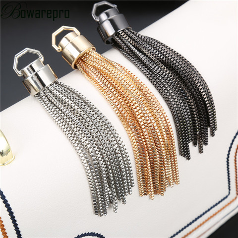 bowarepro Metal Cap Tassel Jewelry Curtain Garments Decorative Accessories DIY Key Cell Phone Bag Fringe Trim Tassels Pendant *1 ► Photo 1/6