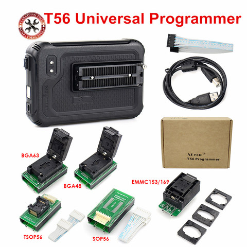 Original XGecu T56 Programmer 56 Pin Drivers Support 20000+ ICs for PIC/NAND Flash/EMMC TSOP48/TSOP56/BGA+5 adapters ► Photo 1/6