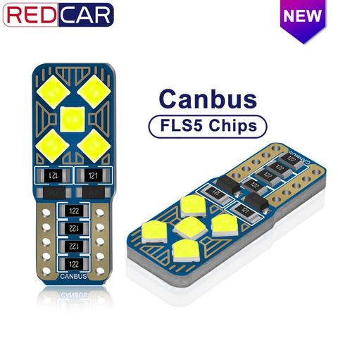 2pcs T10 192 194 168 W5W LED Bulbs FLS35 Chips Canbus Error Free Super Bright Dome Lights Auto Marker Lamps Wedge Clearance Bulb ► Photo 1/6
