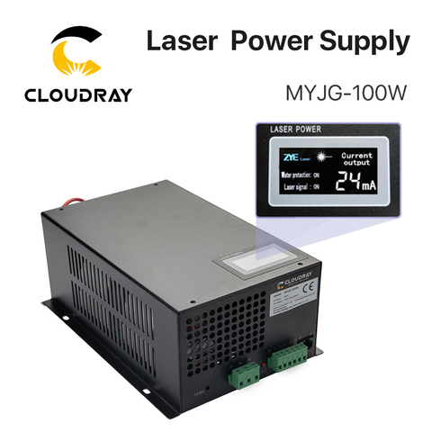 Cloudray 80-100W CO2 Laser Power Supply for CO2 Laser Engraving Cutting Machine MYJG-100W category ► Photo 1/6