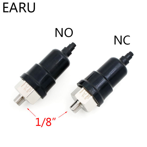 1/8'' Swtich Adjustable QPM11-NC / QPM11-NO Air Pressure Switch Wire External Thread Nozzle Pressure Controller Sensor Pnumatic ► Photo 1/6