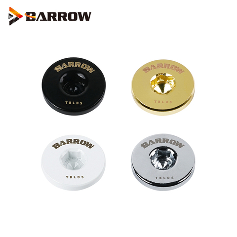 TBLDS Barrow G1 / 4 Black Silver Hand tighten the lock seal sealing plug water cooling computer fittings ► Photo 1/6