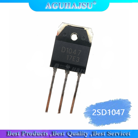 1pcs 2SD1047 TO247 D1047 TO-3P POWER TRANSISTORS Power tube NPN track 12A140V ► Photo 1/1