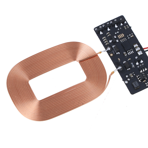 Qi Wireless Charging Standard Universal Wireless Charger PCBA Circuit Board with Coil DIY QI Wireless Receiver ► Photo 1/1