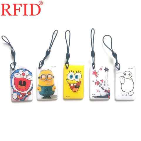 Dual Chip Frequency 13.56MHZ 125KHZ Changeable Rewritable UID + T5577 EM4305 RFID Card Rewrite 0 Block Keychain Access Control 1 ► Photo 1/6