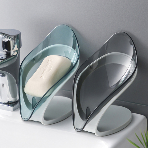 Soap Holder, Shower Soap Dishes Container Self Draining Soap Holder for  Bathroom Kitchen 