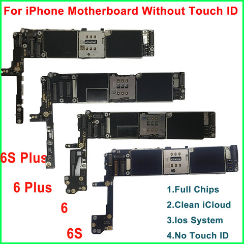 Motherboard Unlocked Logic Board For Iphone 6s 6s Plus 6 6 Plus Without Touch Id Replacement Motherboard Clean Icloud Price History Review Aliexpress Seller Rehxv Store Alitools Io