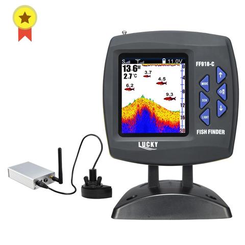 Lucky FF918 Wireless Remote Control Boat Fish Finder 300m/980ft wireless operating range echo sounder ► Photo 1/6