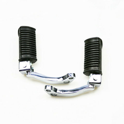 Motocross Black Front Footpegs Footrests Pedals For Suzuki GN125 GN-125 Cruiser ► Photo 1/6