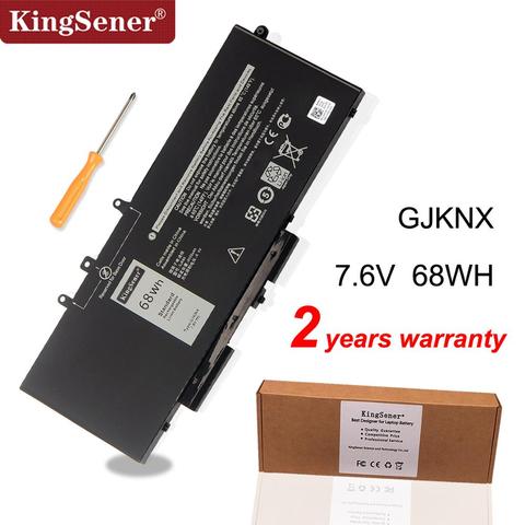 Kingsener GJKNX Laptop Battery For Dell Latitude E5480 5580 5490 5590 For DELL Precision M3520 M3530 GD1JP 7.6V 68WH ► Photo 1/1