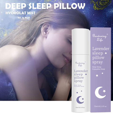 Best Aromatherapy Calm Deep Sleep Mist Pillow Spray with Lavender Essential Oils 75ml Lavender Sleep Spray Insomnia Therapy ► Photo 1/6