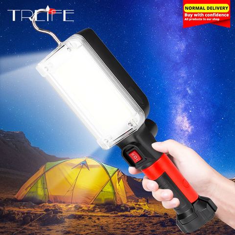 8000LM Portable Magnetic Work Light LED COB Work Light USB Rechargeable Repair Flashlight Inspection Work Lamp by 18650 Battery ► Photo 1/6