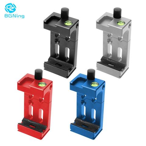 XJ-8 Tripod phone tripod mount Head Bracket Mobile Phone Holder Clip For Phone Flashlight Microphone With Spirit level ► Photo 1/6