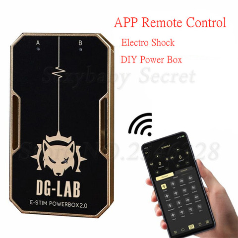 2022 APP Remote Control Electro Shock Host,Electric Shock DIY Power Box Machine,Anal Plug,BDSM Adult Sex Product For Couples ► Photo 1/6