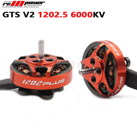 4PCS RCINPower GTS V2 1202.5 6000KV 3-4S Lipo 3.9g Mini FPV Brushless Motor 1.6-3inch Propeller For RC Racing Drones Quadcopter ► Photo 1/6