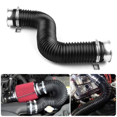 76mm Universal Flexible Car Air Intake Pipe Inlet Hose Tube Duct Accessories ► Photo 1/6