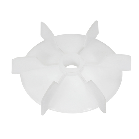 uxcell 1/2/4Pcs Motor Fan Vane Round Shaft Replacement White Plastic 6/10/12 Impeller Increase Cooling System Efficiency ► Photo 1/1