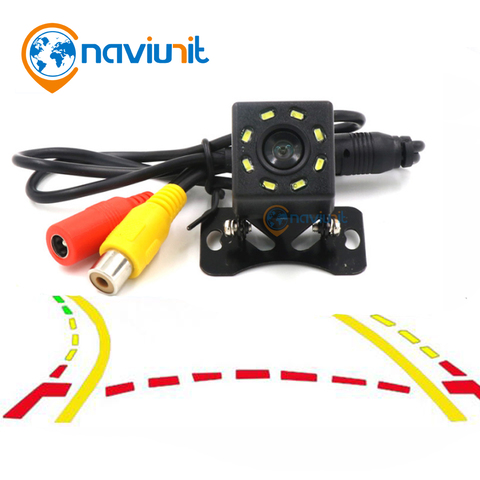 Naviunit universal car parking rear camera with reverse image HD cmos BACK UP waterproof 8 LED night vision camera ► Photo 1/6