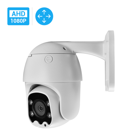 HAMROL HD 1080P AHD Mini Speed Dome PTZ Camera 30M IR Nightvison Waterporof Outdoor Coaxial Control Security Camera ► Photo 1/6