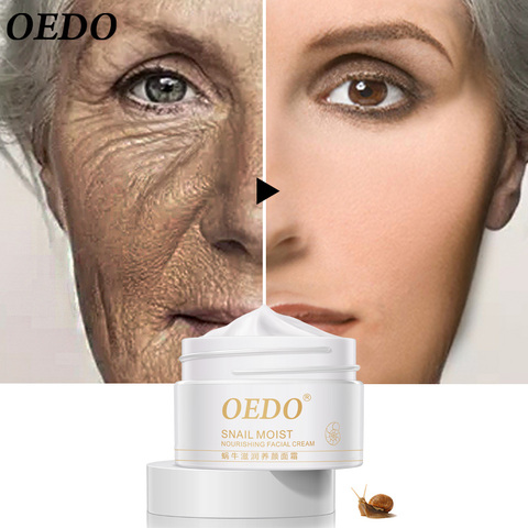 Snail Face Cream Collagen Anti-Wrinkle Whitening Facial Cream Hyaluronic Acid Moisturizing Anti-aging Nourishing Serum Skin Care ► Photo 1/6