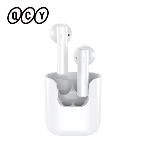 QCY T12 Headphone Bluetooth 5.1 TWS faster stable connection low latency Ultra battery life Noise reduction AAC ► Photo 1/6