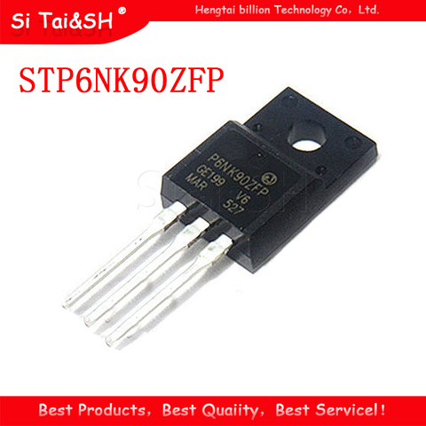 10pcs STP6NK90ZFP TO-220F STP6NK90Z TO-220 P6NK90ZFP STP6NK90 P6NK90 P6NK90Z 6NK90 TO220F ► Photo 1/1