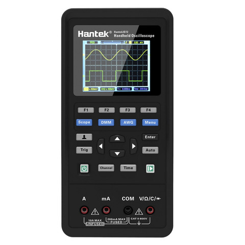 Hantek 3in1 Digital Oscilloscope+Waveform Generator+Multimeter Portable USB 2 Channels 40mhz 70mhz LCD Display Test Meter Tools ► Photo 1/6