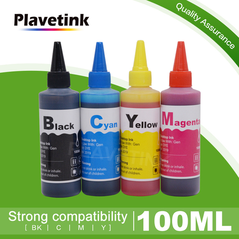 Plavetink Dye Printer 100ml Bottle Ink Refill Kits For HP 364 655 178 950 951 711 932 933 903 953 940 934 935 920 Cartridges ► Photo 1/6