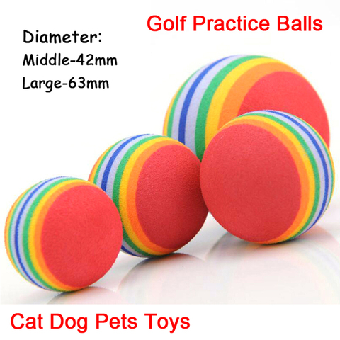 2pcs 63mm Cat Dog Toys Pets Dogs Chew Ball Puppy Dog Ball Pet Toy Puppy Tennis Ball Dog Toy Ball Pet Products 9g/pcs ► Photo 1/1