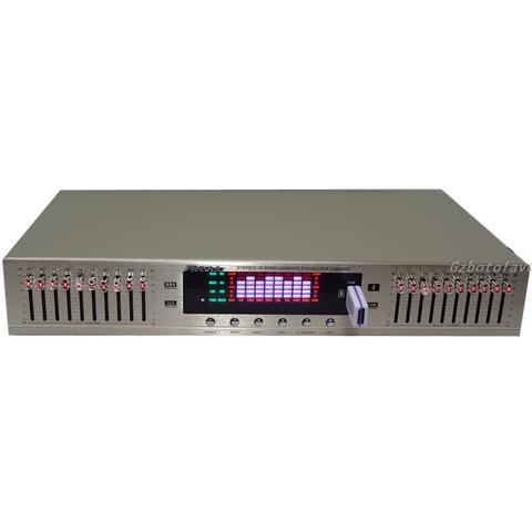 2022 new arrive HIFI Digital HD stereo preamplifier Equalizer built-in USB Bluetooth home stage equalizer dual 10 segments ► Photo 1/6