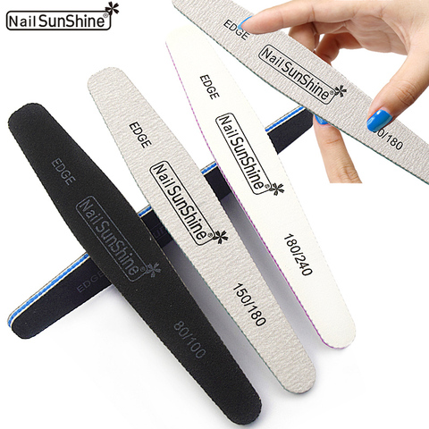 3pcs/lot Mix Size Professional Nail File Lime Art Tips Manicure Diamond Nagelvijl Unha Tools Sanding Polish 80/100/150/180/240 ► Photo 1/6