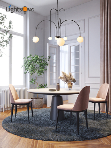 Nordic minimalist living room restaurant lamp creative personality study cafe clothing store art chandelier ► Photo 1/5